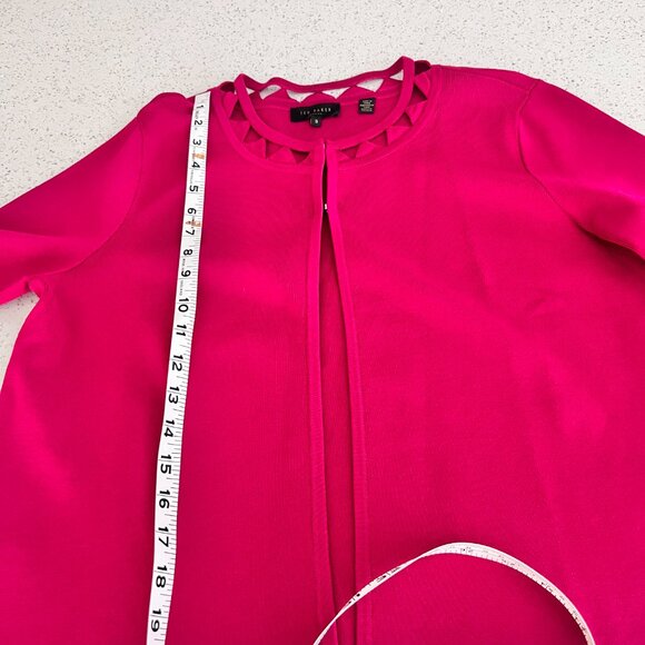 Ted Baker Maroon Red Cardigan, Ted size 3, US size 8 - Picture 4 of 4